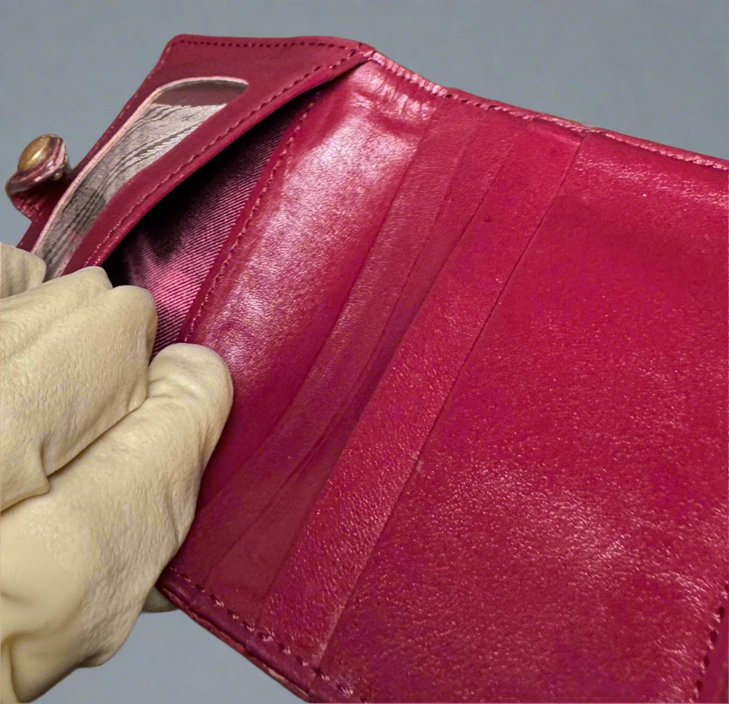 Burberry - Small Leather & Canvas Wallet